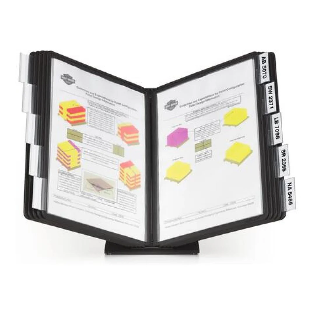 Durable VARIO TABLE 10 A4 Display Desk Stand Black