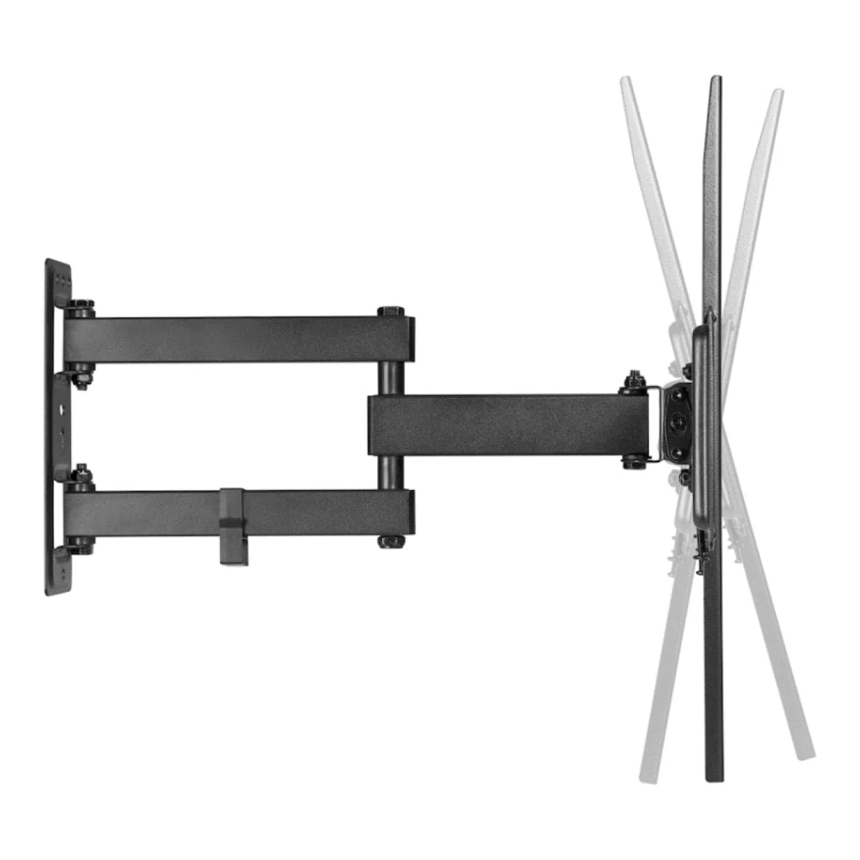 Ellies 32 to 65-inch Solid Series Full Motion Single Arm Mount ELL-2010-BK - Image 2