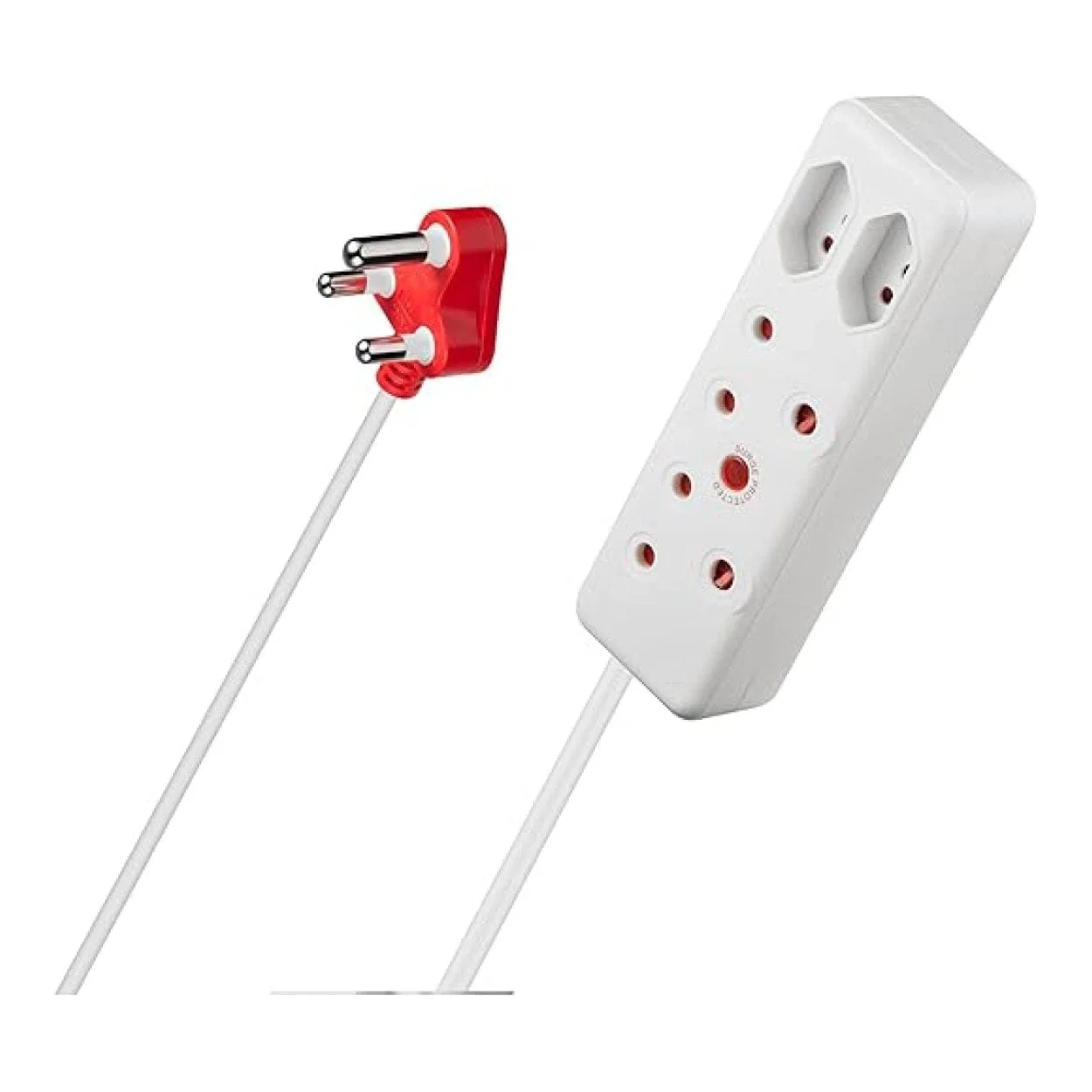 Ellies 5m 4-way Medium Surge Extension Lead White FEE2X/5WS(V2) - Image 3