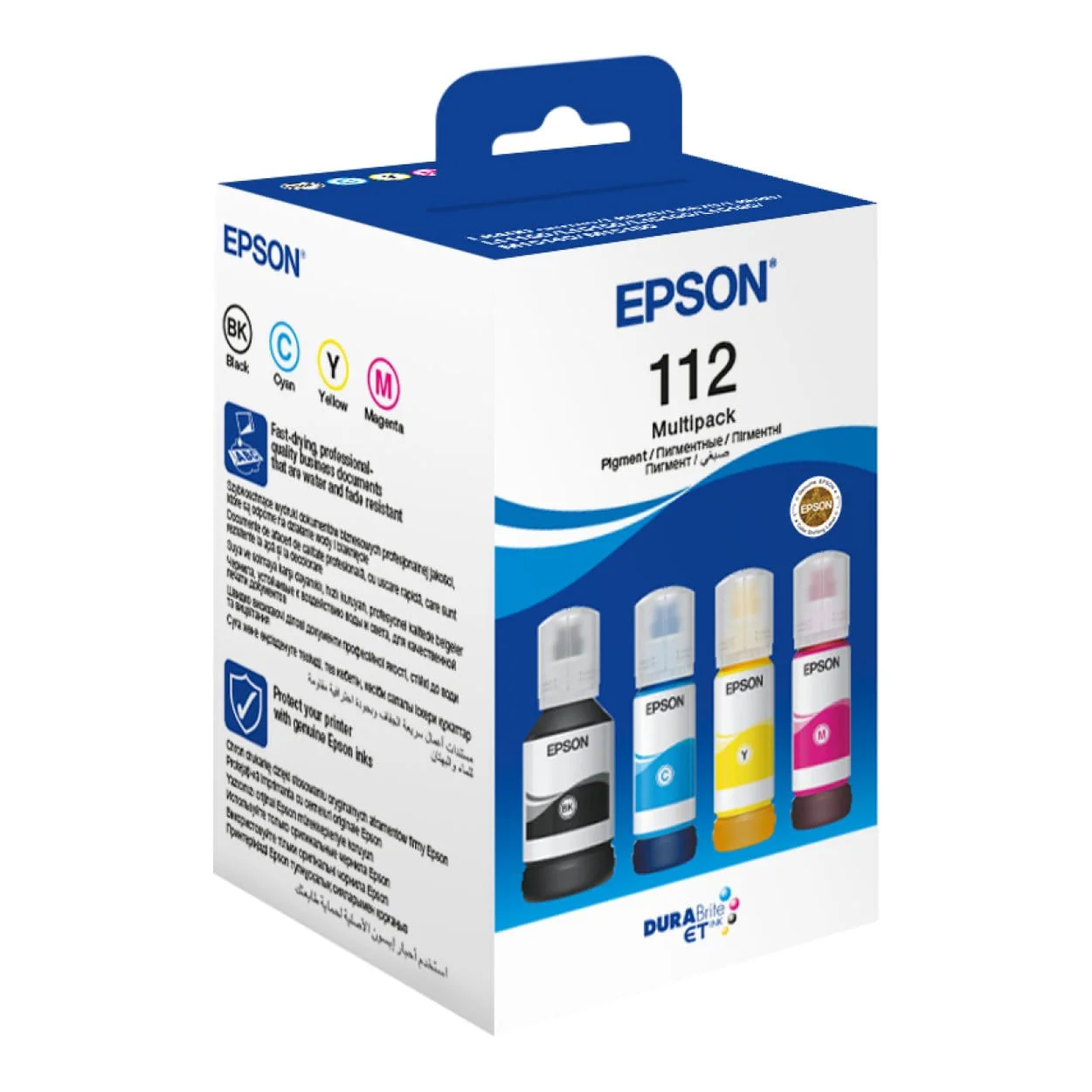 Epson 112 EcoTank 4-colour Ink Cartridge Original C13T06C64A Multipack - Image 2