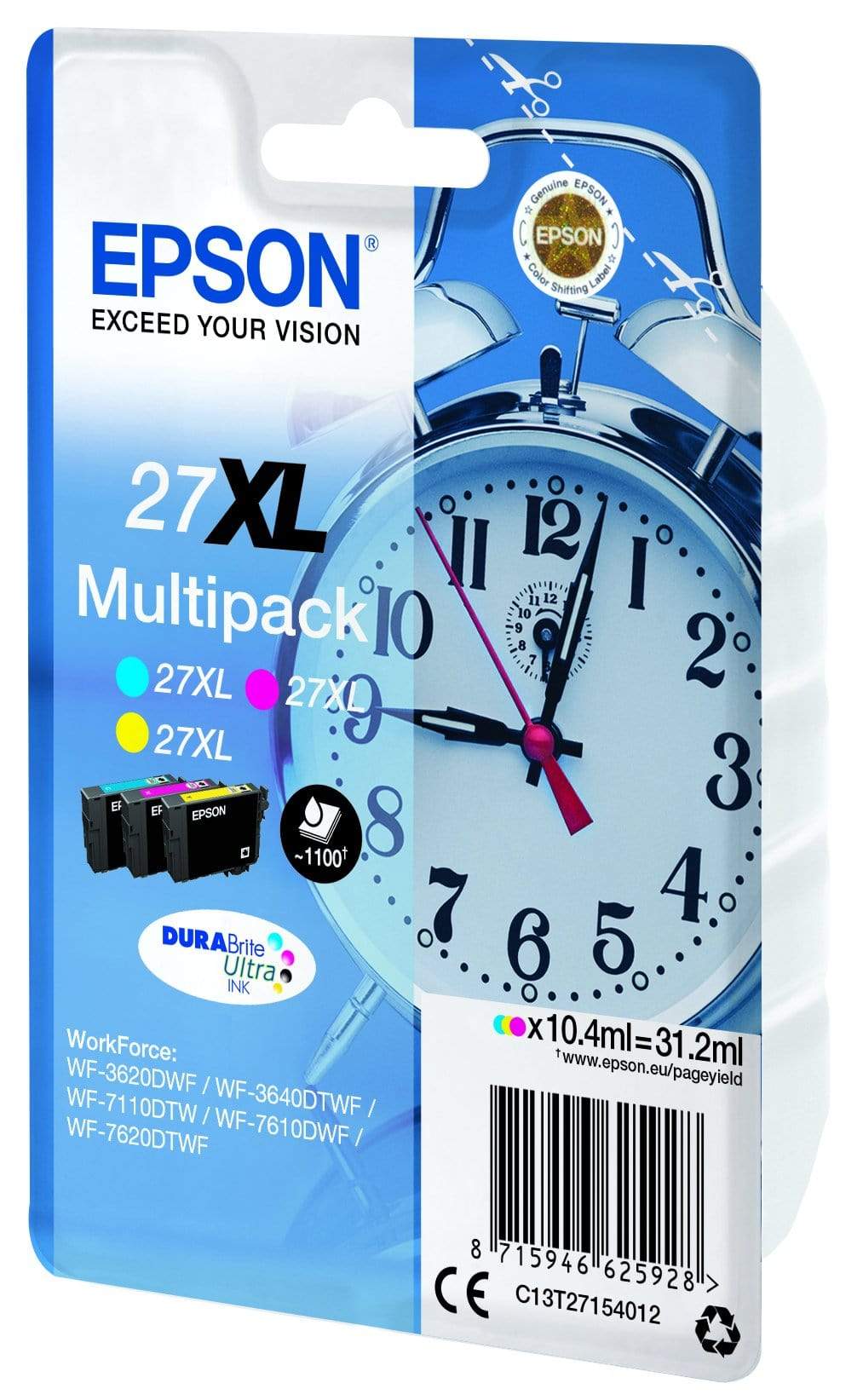 Epson 27XL Multi-Colour DURABrite Ultra High Yield Ink Cartridges Original Multi-pack - Image 7
