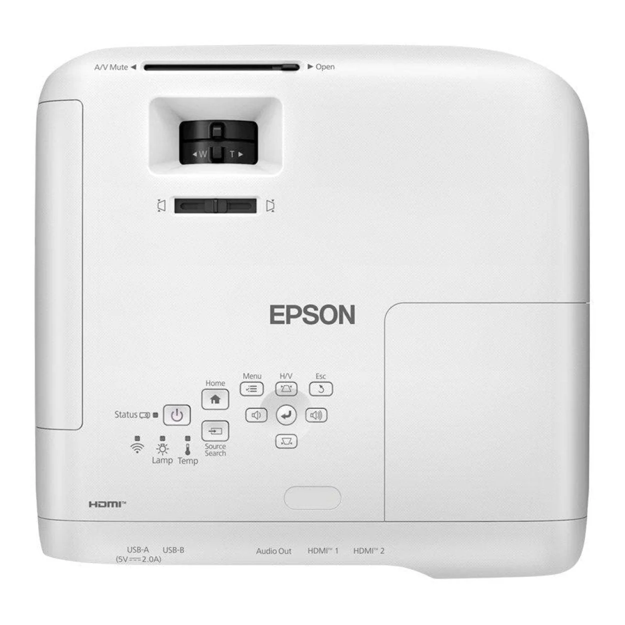Epson EB-FH54 4100 ANSI Lumens Standard Throw Projector White V11HB59040 - Image 3
