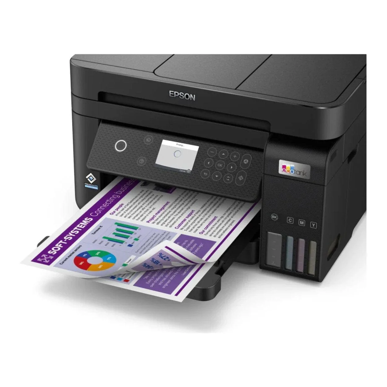 Epson EcoTank L6270 A4 Multifunction Colour Inkjet Printer C11CJ61404OPEN (Open Box) - Image 4