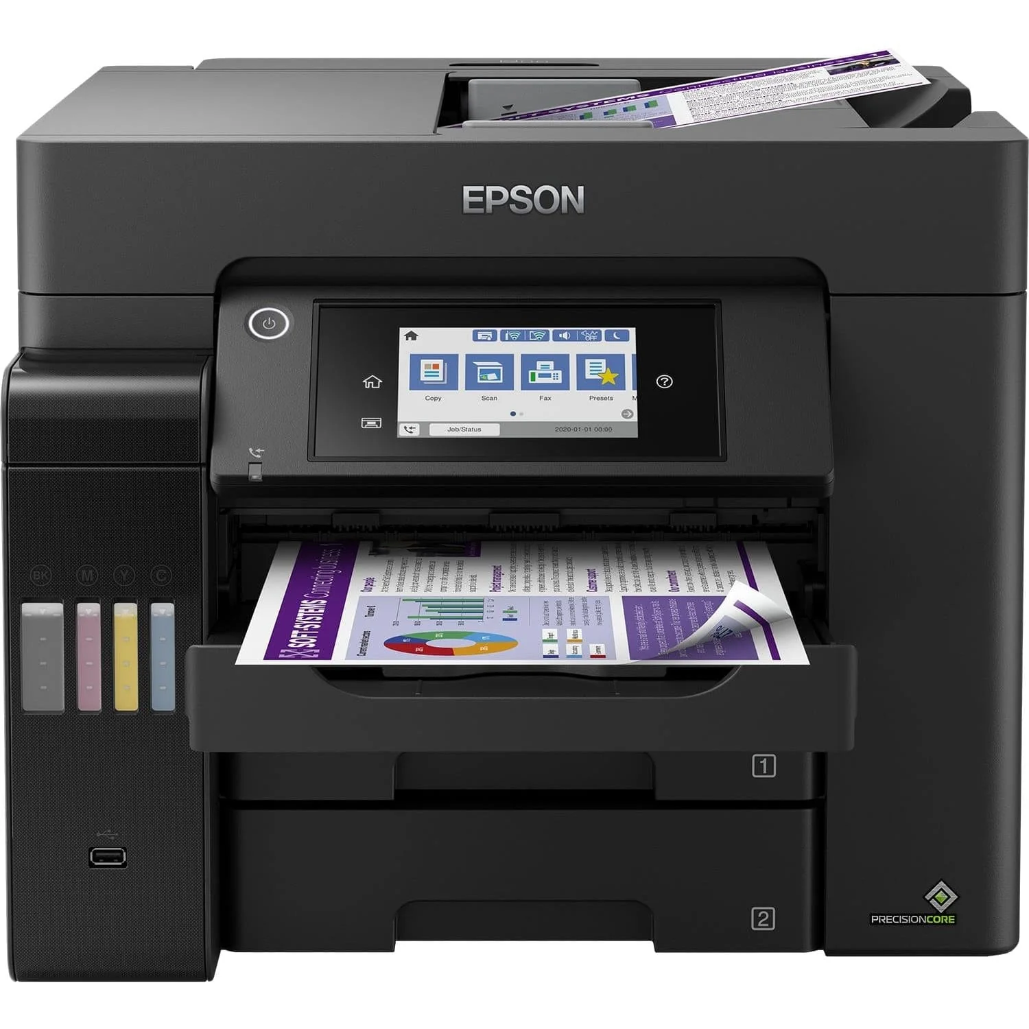 Epson EcoTank L6570 A4 Multifunction Colour Inkjet Printer C11CJ29403 - Image 3