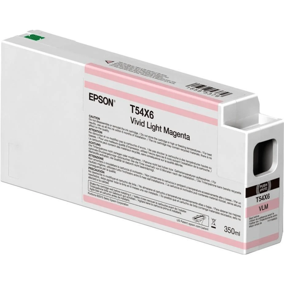 Epson T54X600 Vivid Light Magenta Printer Ink Cartridge UltraChrome Original C13T54X600 Single-pack
