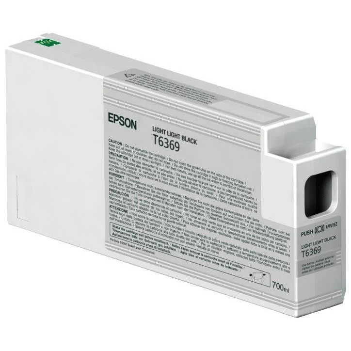 Epson T6369 Light Light Black Printer Ink Cartridge Original C13T636900 Single-pack