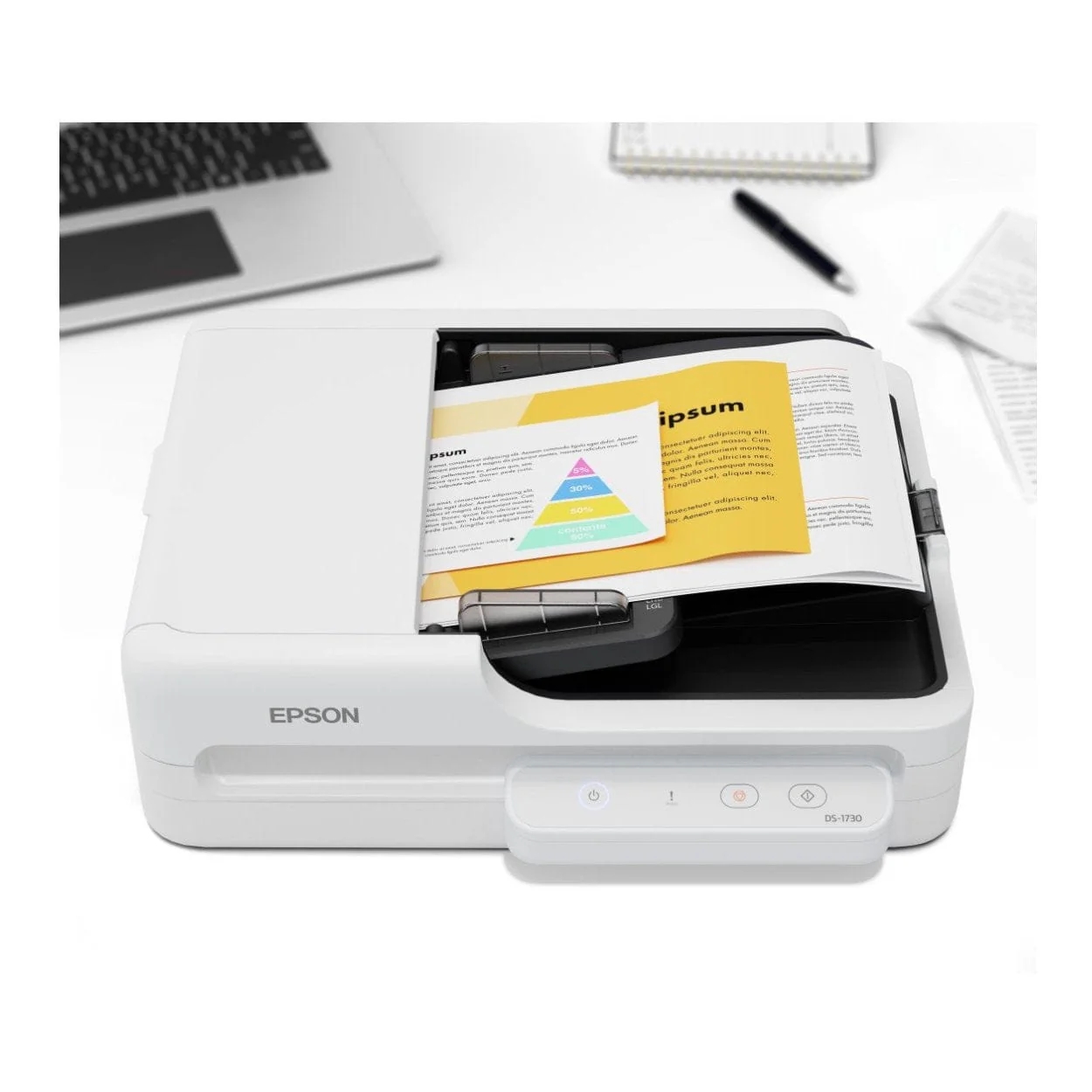 Epson WorkForce DS-1730 Duplex Flatbed Scanner B11B273402 - Image 4