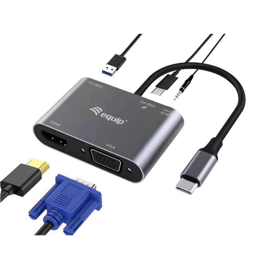 Equip 5-in-1 USB-C Multiport Adapter 133483 - Image 3