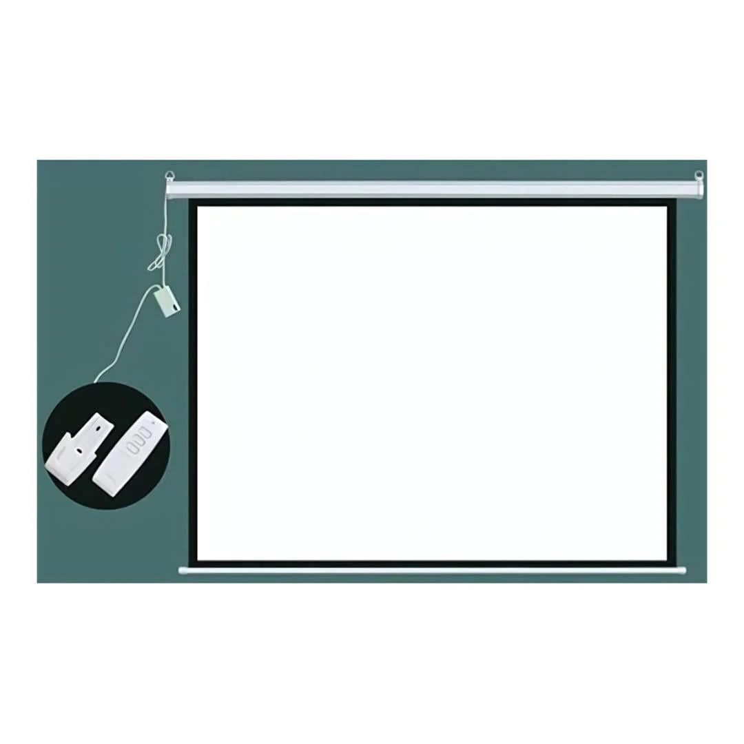 Esquire Electric Projector Screen 180x180 with RF Remote CEL180R