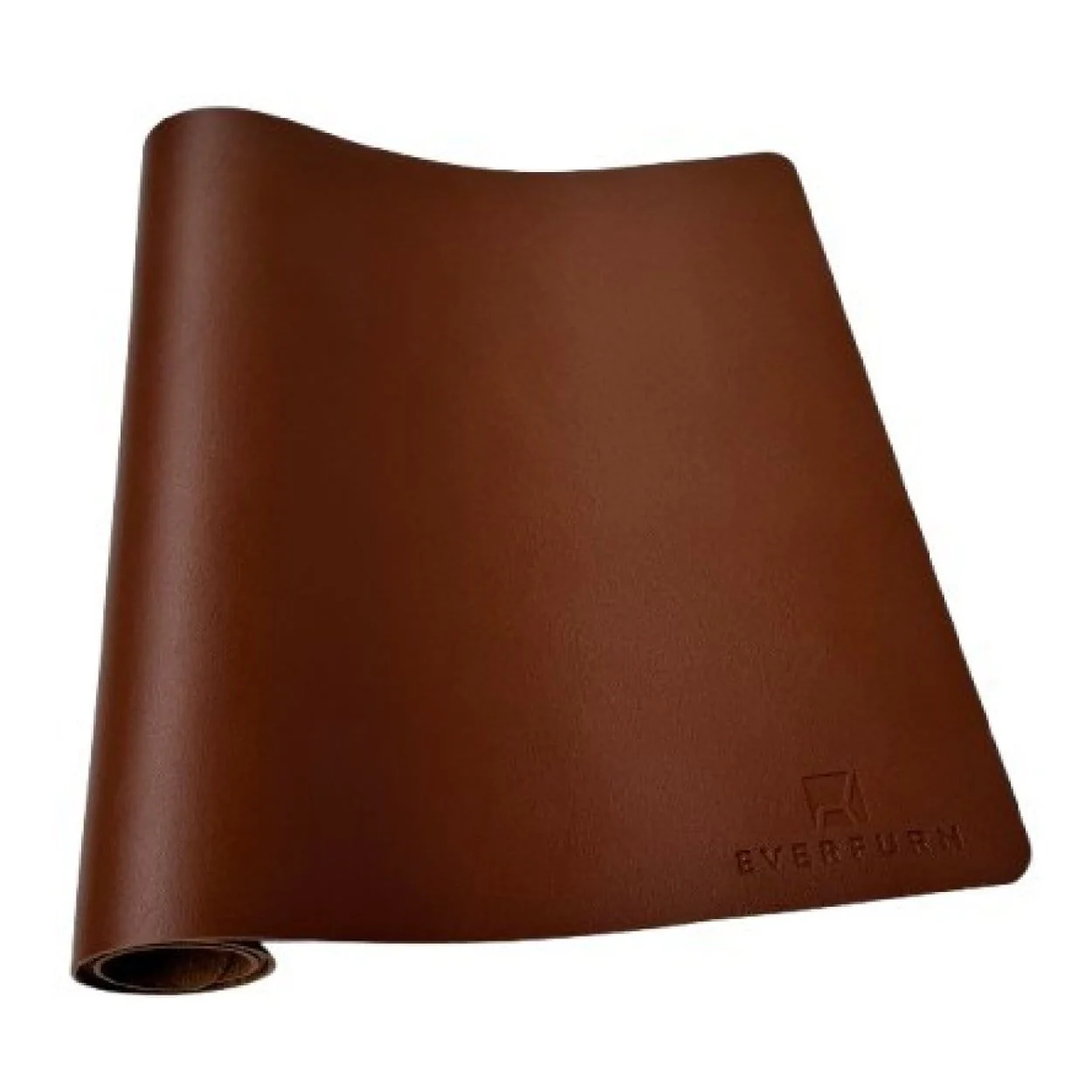 Everfurn Prime Faux Leather Desk Mat Brown FD-OD-AC-03-BRWN - Image 2