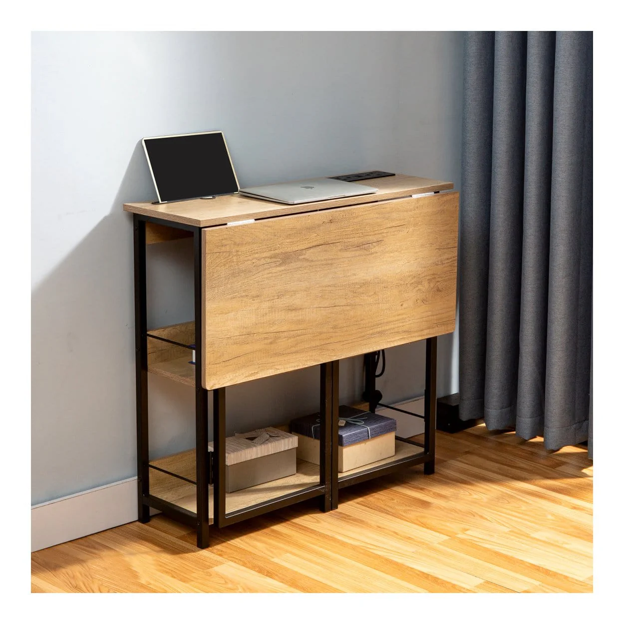 Everfurn Viron Folding Desk FD-OD-SD-11 - Image 11