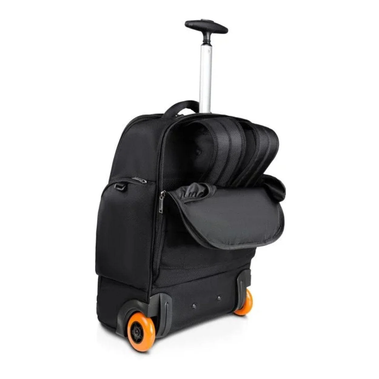 Everki 16-inch Wheeled 123-Eco Notebook Backpack Black and Orange EKP123-ECO - Image 6
