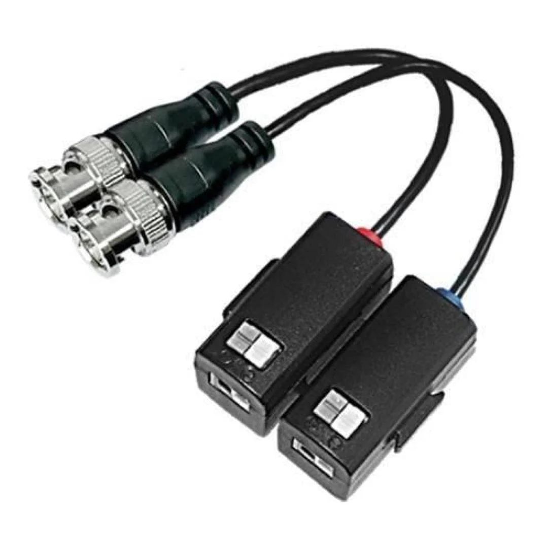 Folksafe 1-ch HD-CVI,TVI and AHD Passive Balun Zinc BNC Connector FS-HDP4101P - Image 2