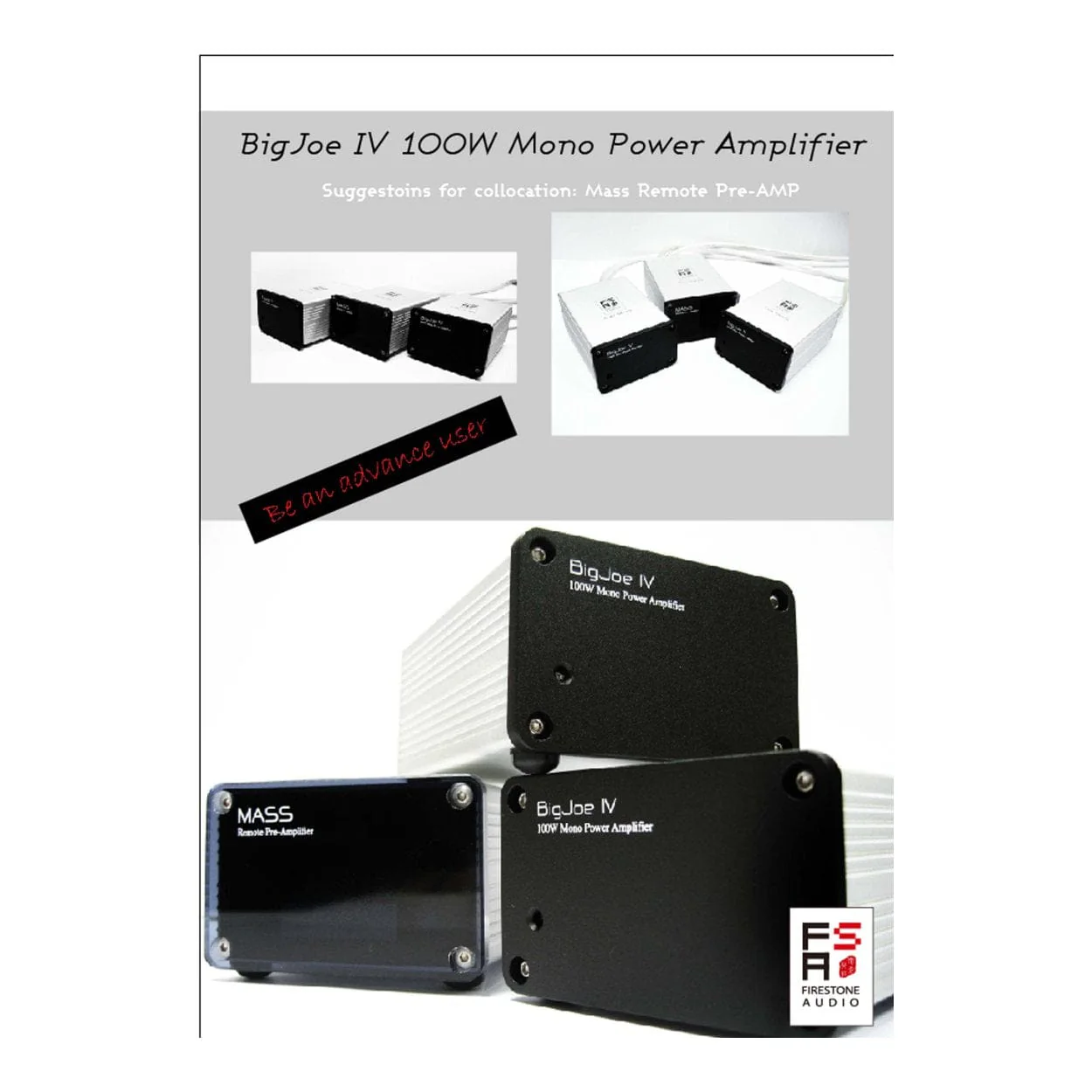 FSA 2x Mono Class-D 44W Power Amplifier BIGJOE4 - Image 2