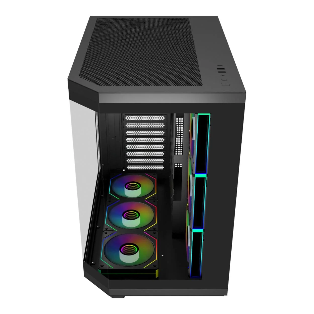 FSP U580 ARGB Ultra Mid-Tower ATX Gaming PC Case Black - Image 4