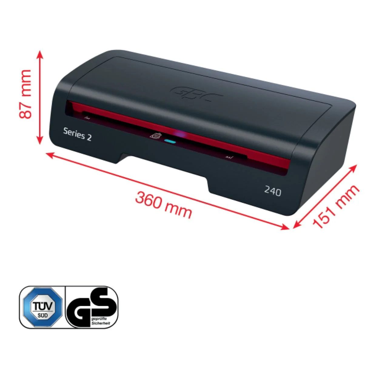 GBC 240 Office A4 Laminator 340009 - Image 9