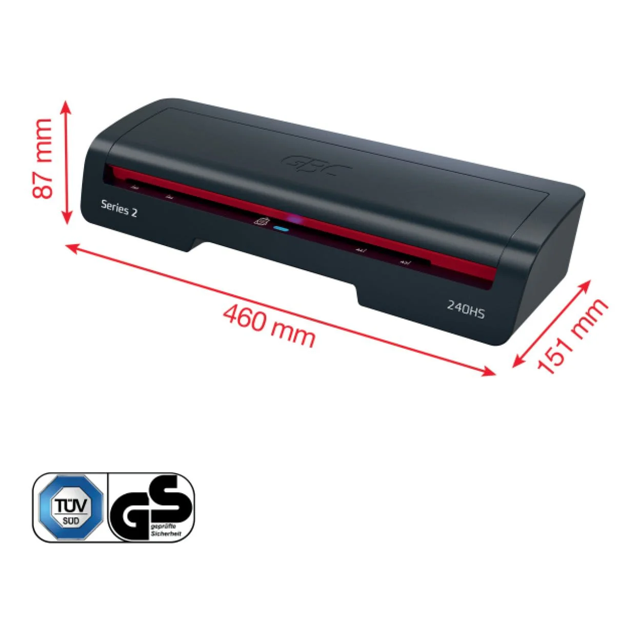 GBC 240HS Office A3 Laminator 340017 - Image 9