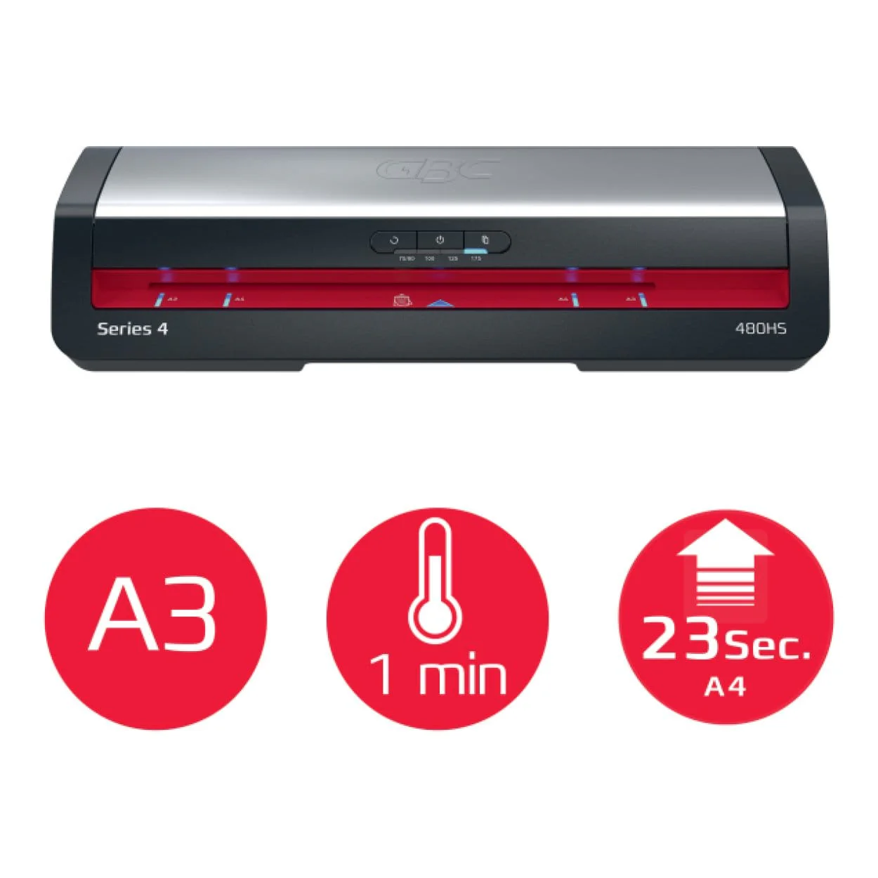 GBC 480HS Office A3 Laminator 340039 - Image 4