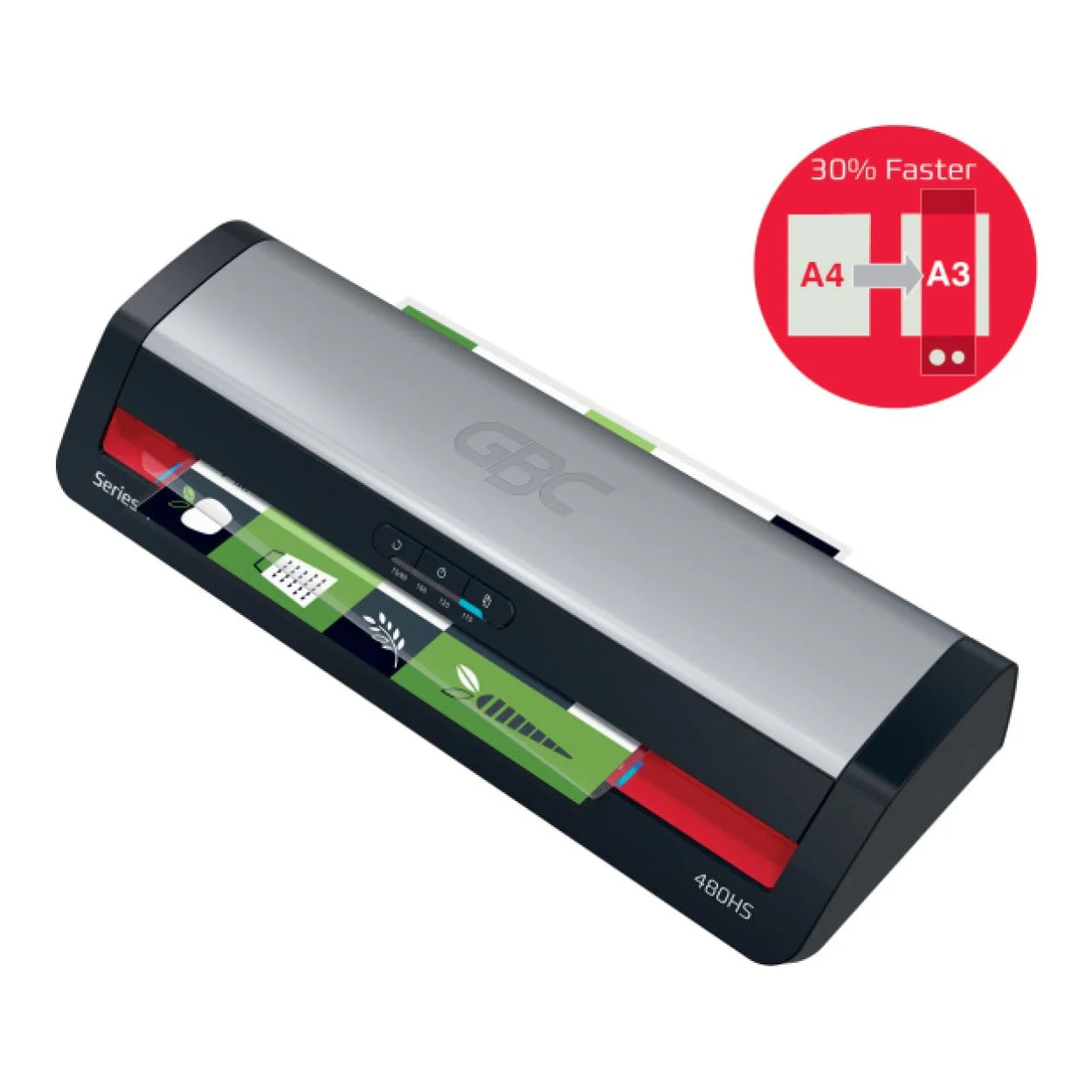 GBC 480HS Office A3 Laminator 340039 - Image 5