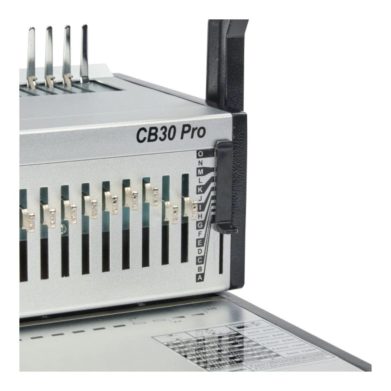 GBC CB30 Pro Heavy Duty Manual Binding Machine 320122 - Image 4