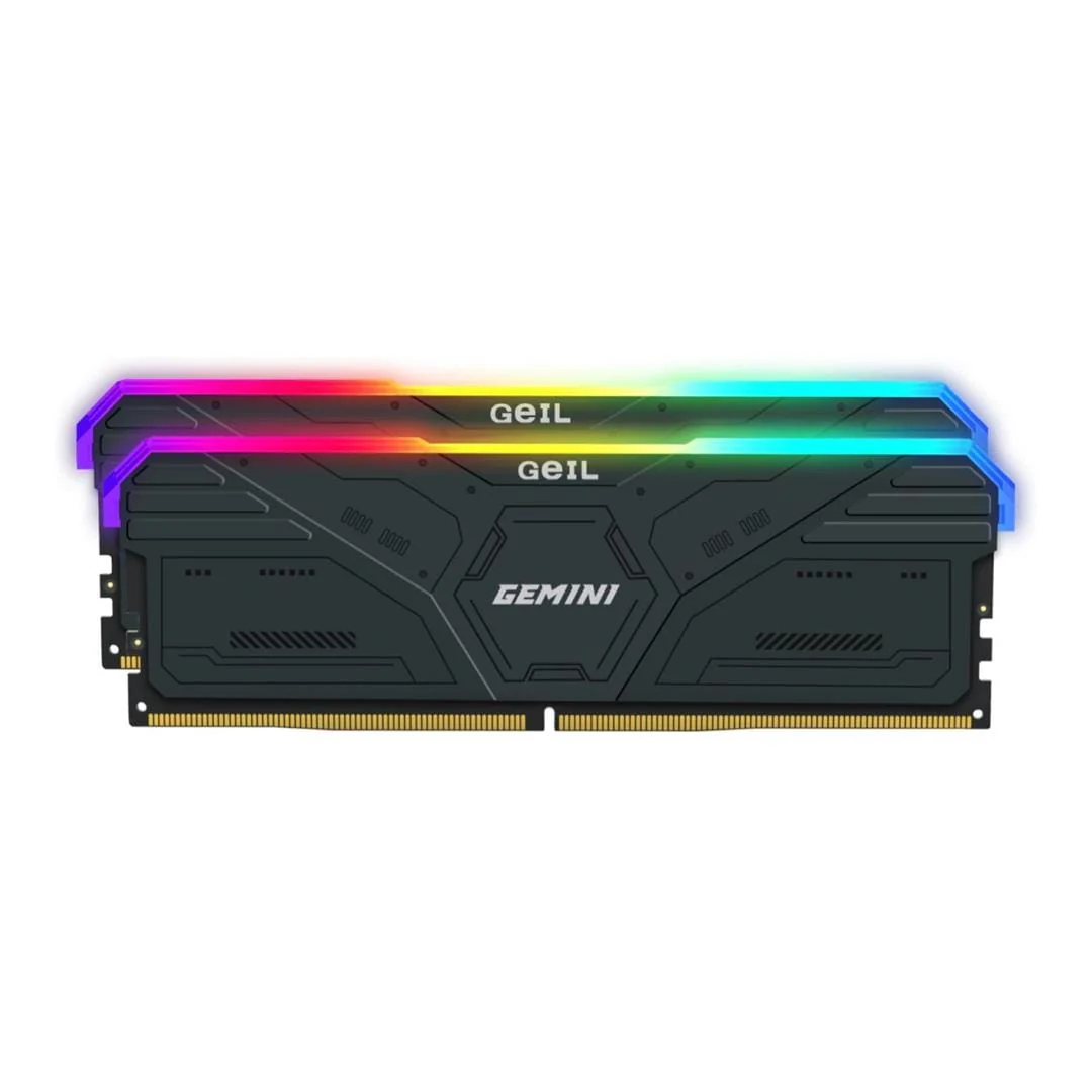 Geil Gemini RGB GAMSG532GB6000C38BDC Memory Module 32GB 2 x 16GB 6000MHz DDR5 - Grey
