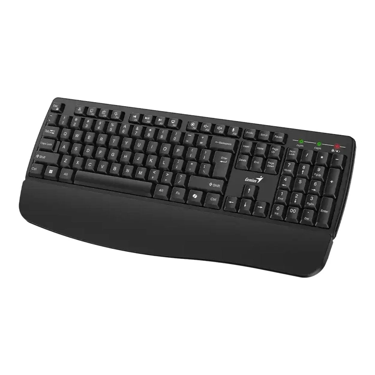 Genius KB-7123 Wireless USB-A Keyboard with Palm Rest Black 31320007400 - Image 2
