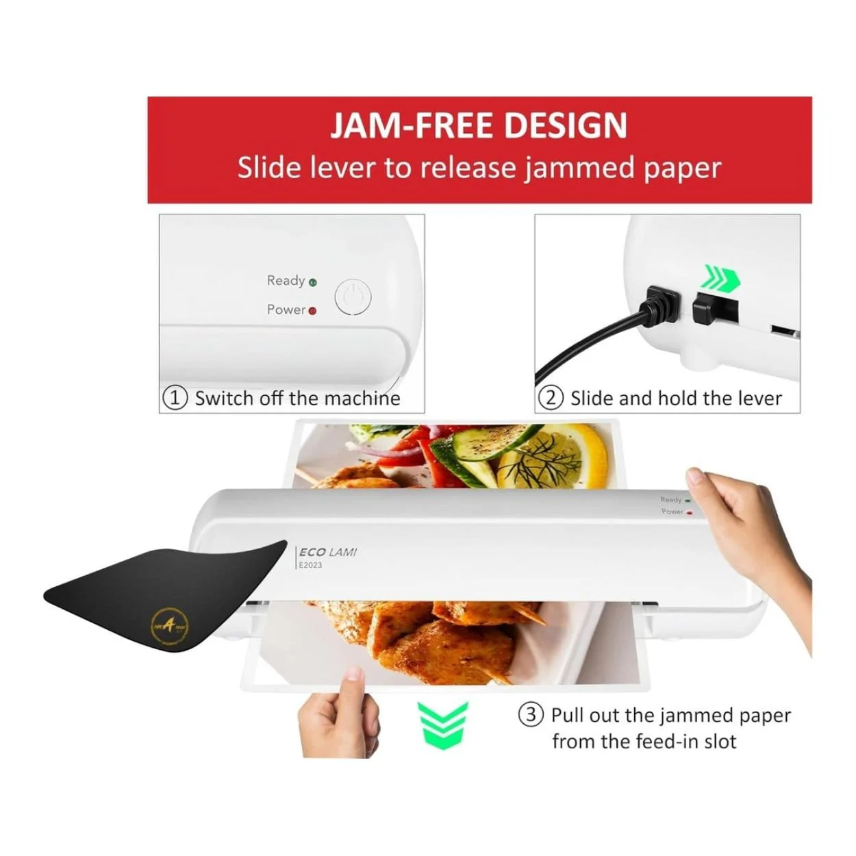 Gicom E2035 A3 Laminator For Home Office And School - Image 5