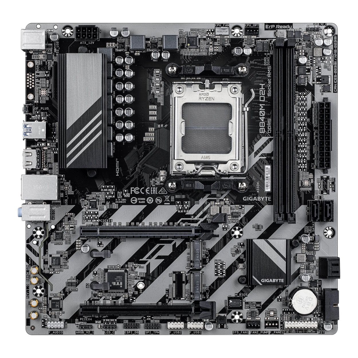 Gigabyte B840M D2H AMD Socket AM5 Micro ATX Motherboard - Image 2