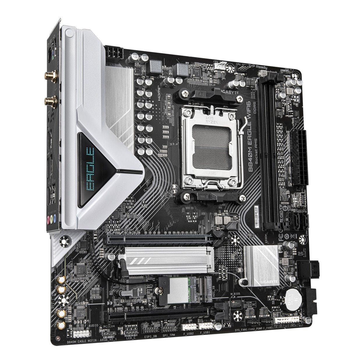 Gigabyte B840M Eagle WIFI6 AMD Socket AM5 Micro-ATX Motherboard - Image 3
