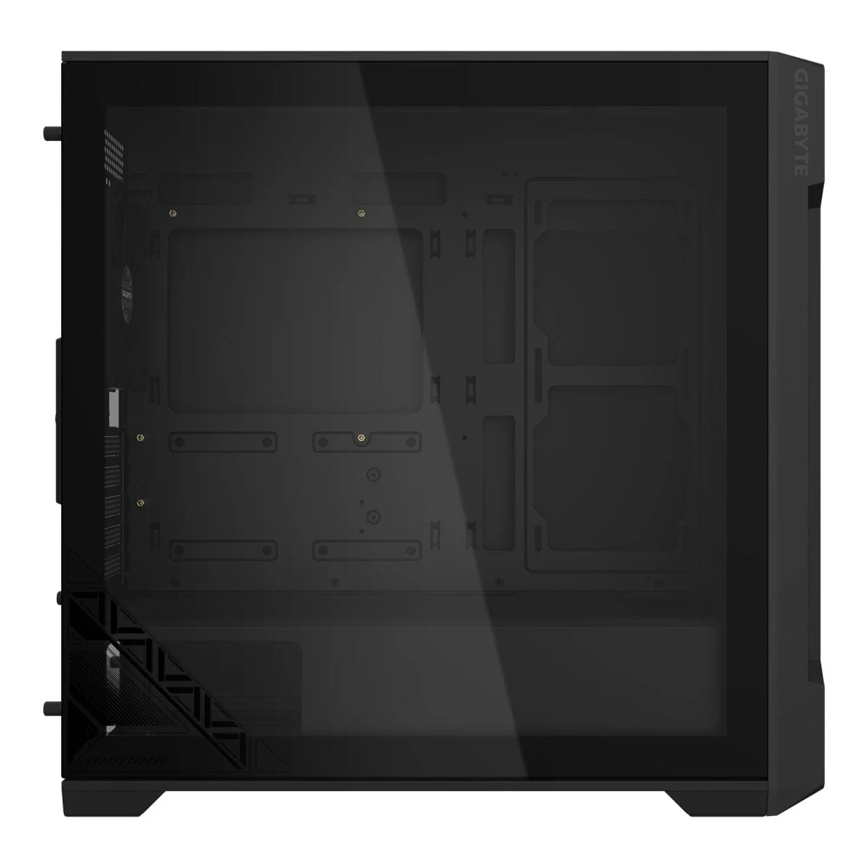 Gigabyte C102 Glass ATX Midi Tower PC Case Black GB-C102G - Image 2