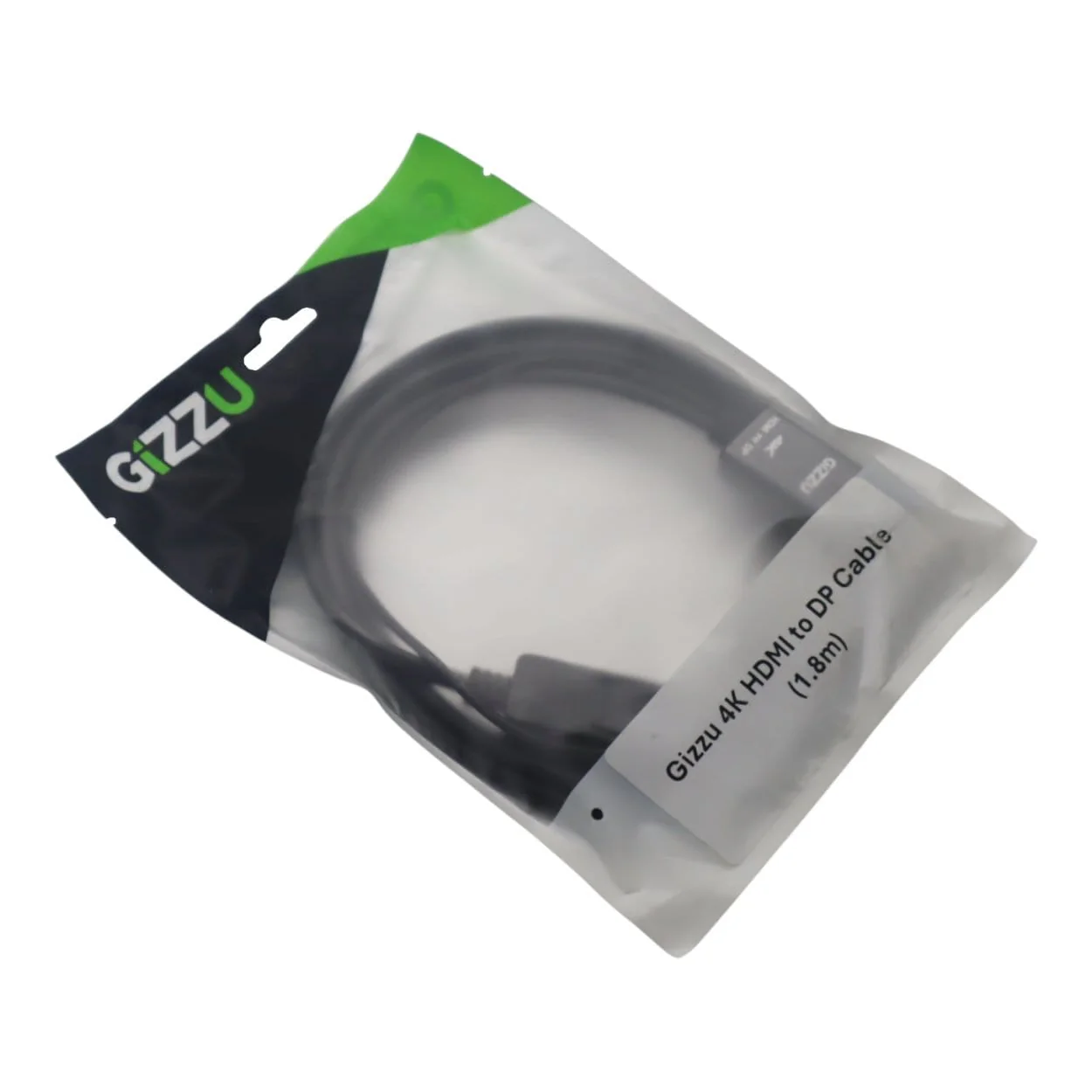 Gizzu 1.8m 4K HDMI to DP Cable Black GCPHDP18 - Image 3
