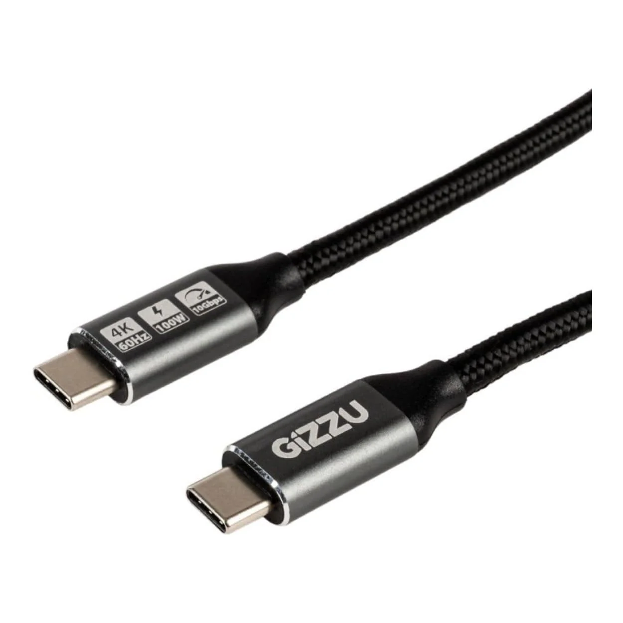 Gizzu 1m 100W 10Gbps Type-C Charging Cable GCPCC10010G-01 - Image 2