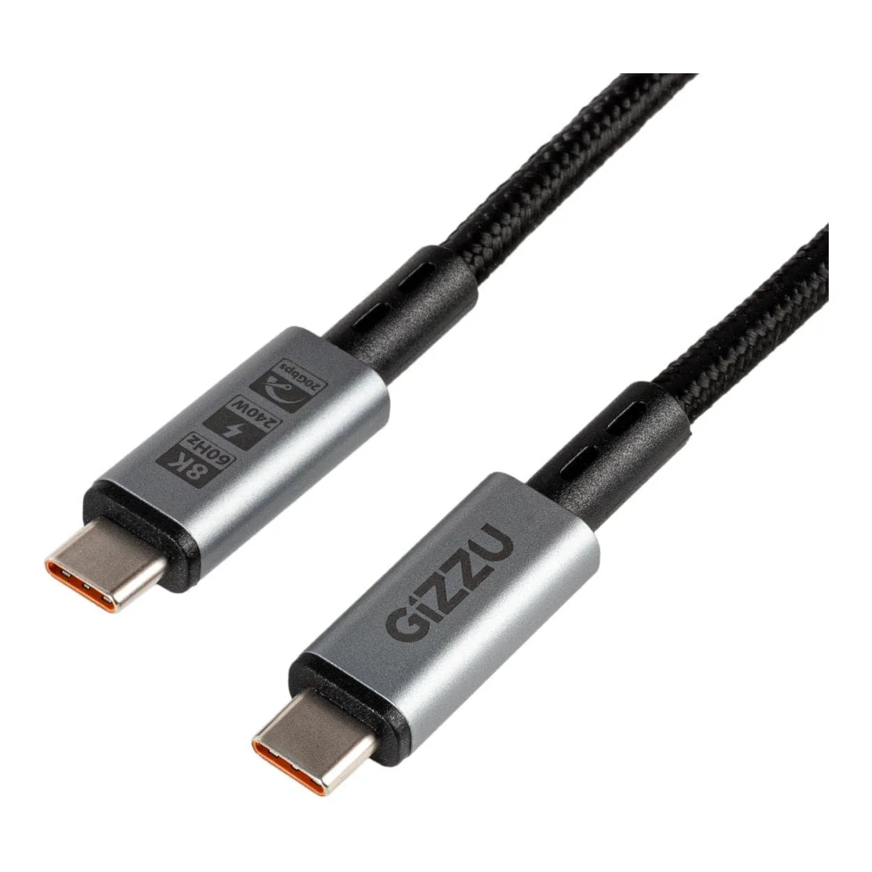 Gizzu 1m 240W 20Gbps Type-C Charging Cable GCPCC24020G-01 - Image 3