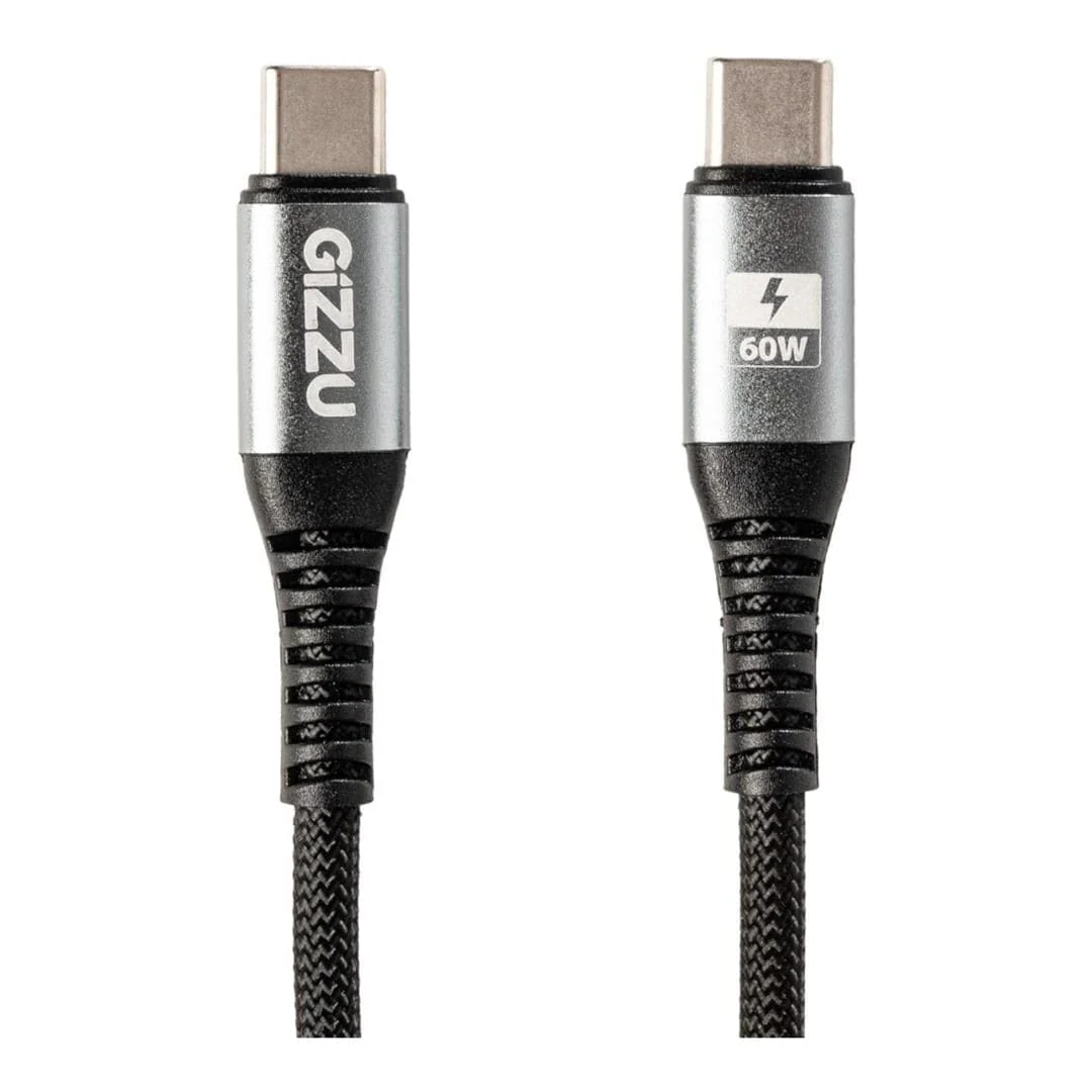 Gizzu 1m 60W 480Mbps Type-C Charging Cable GCPCC060048G-01