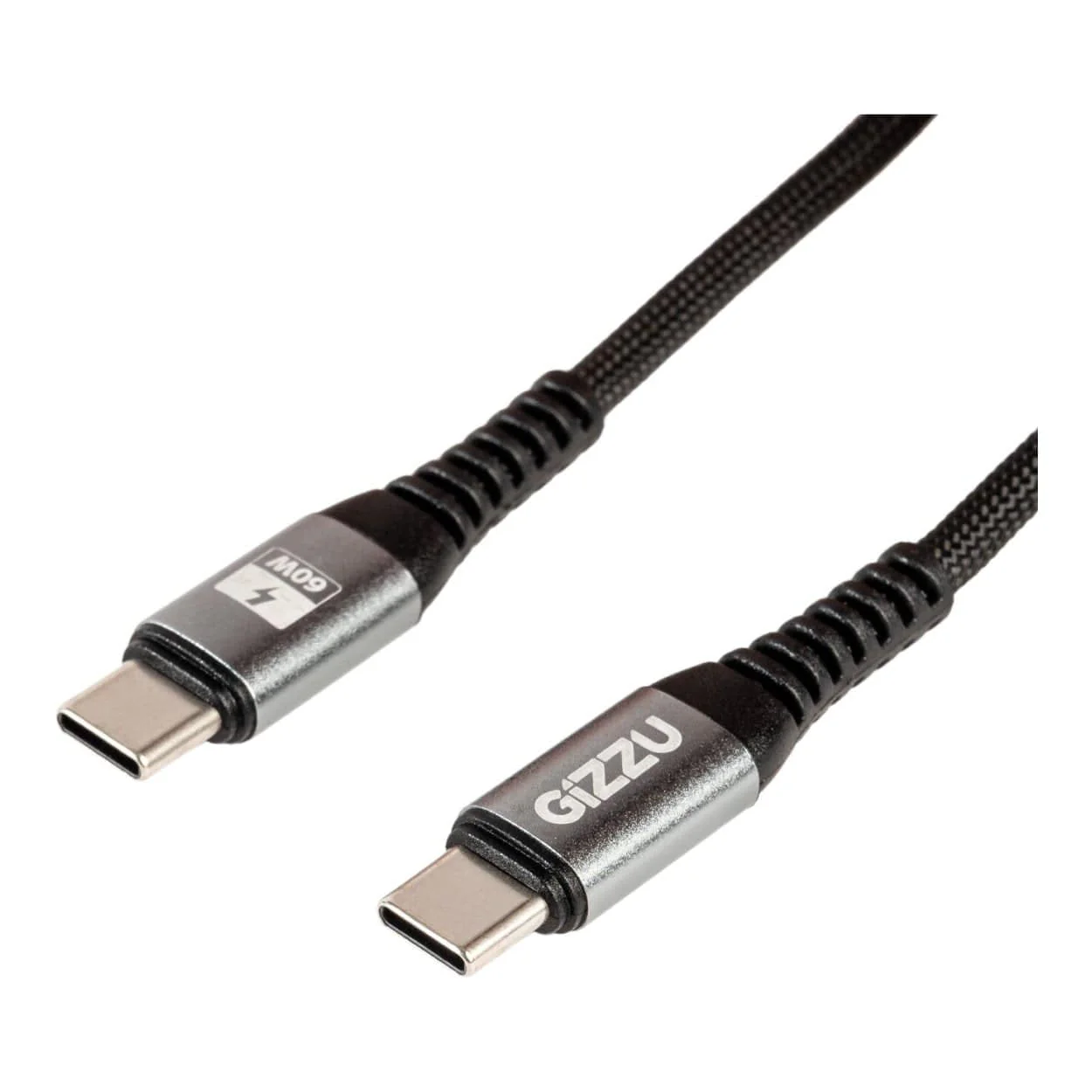 Gizzu 1m 60W 480Mbps Type-C Charging Cable GCPCC060048G-01 - Image 2