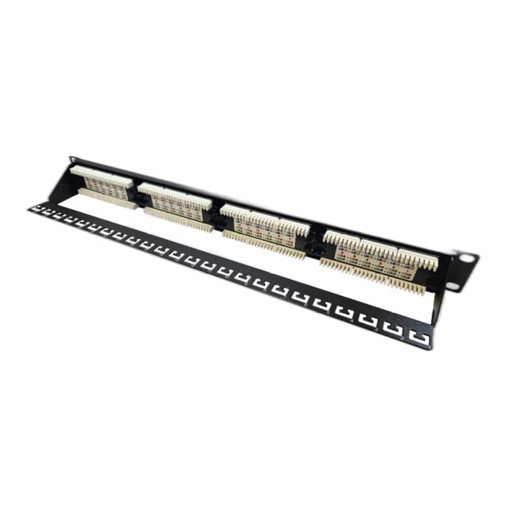 Globalsix 24-port UTP PCB Cat6 Populated Patch Panel 1PG6UPPCB24 - Image 2