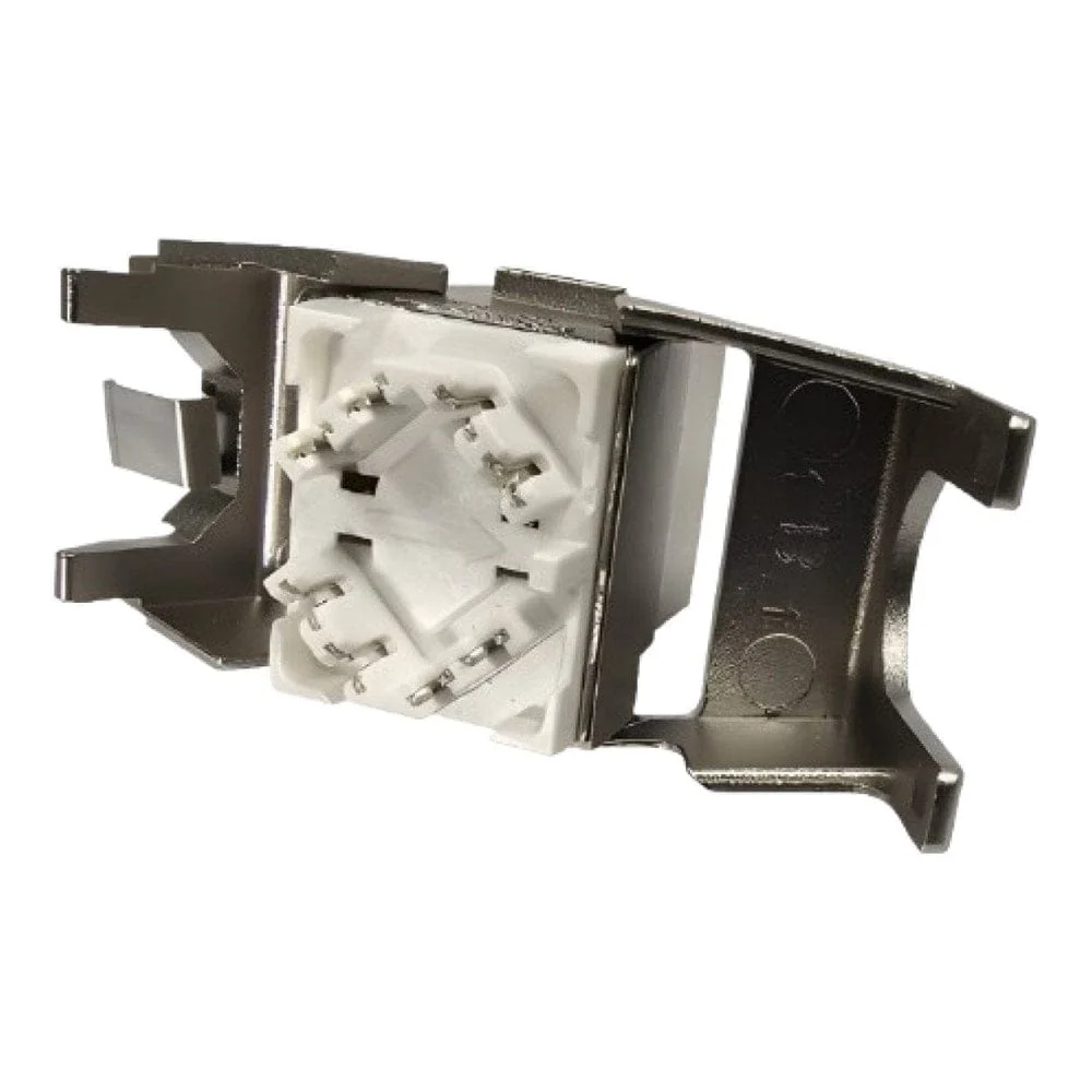 Globalsix CAT6A FTP Keystone Jack Silver 1PG6JAC6AFTPSR - Image 3