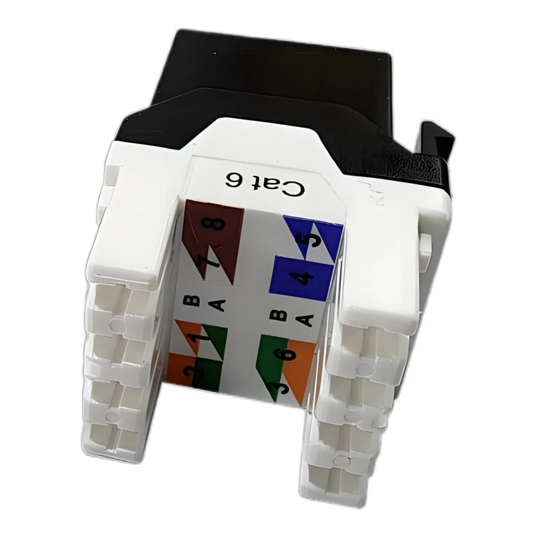 Globalsix Keystone Cat6 Black 1PG6JAC6UTPBK