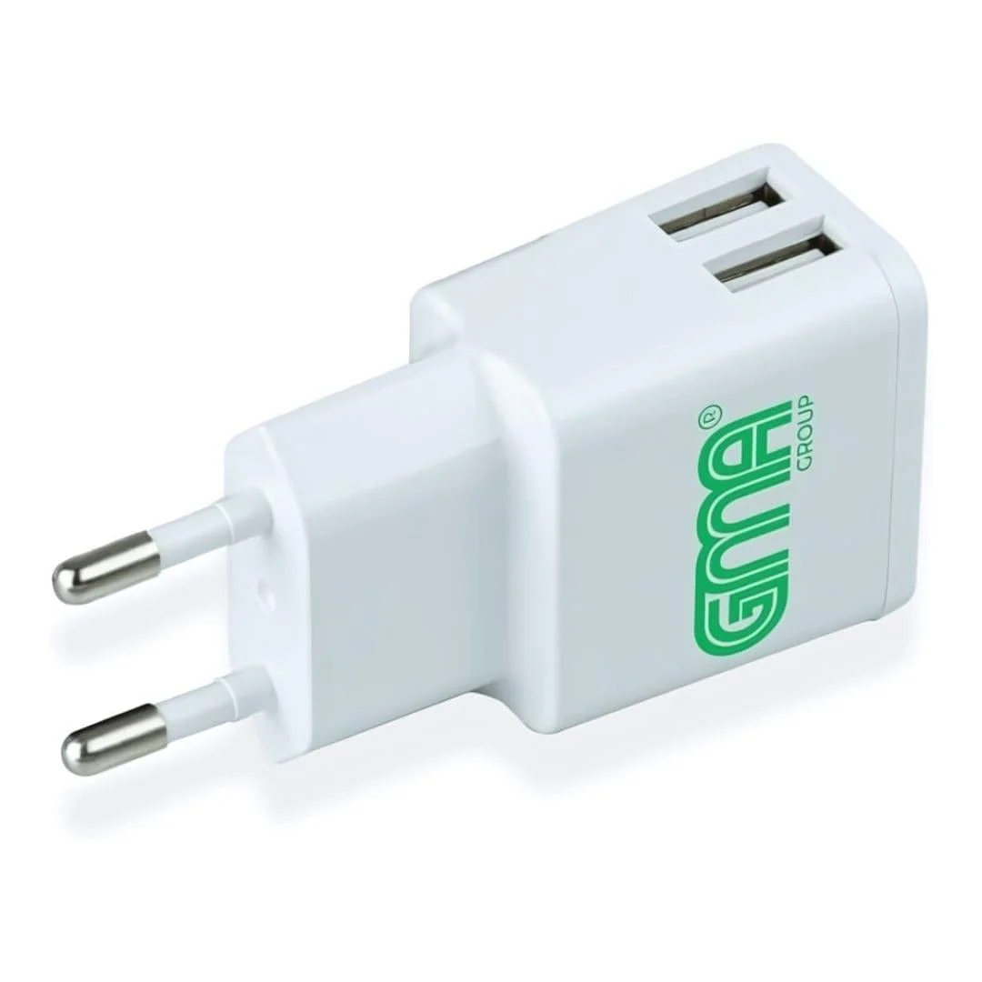 GMA Dual USB Charger 2.4A - White 46956552