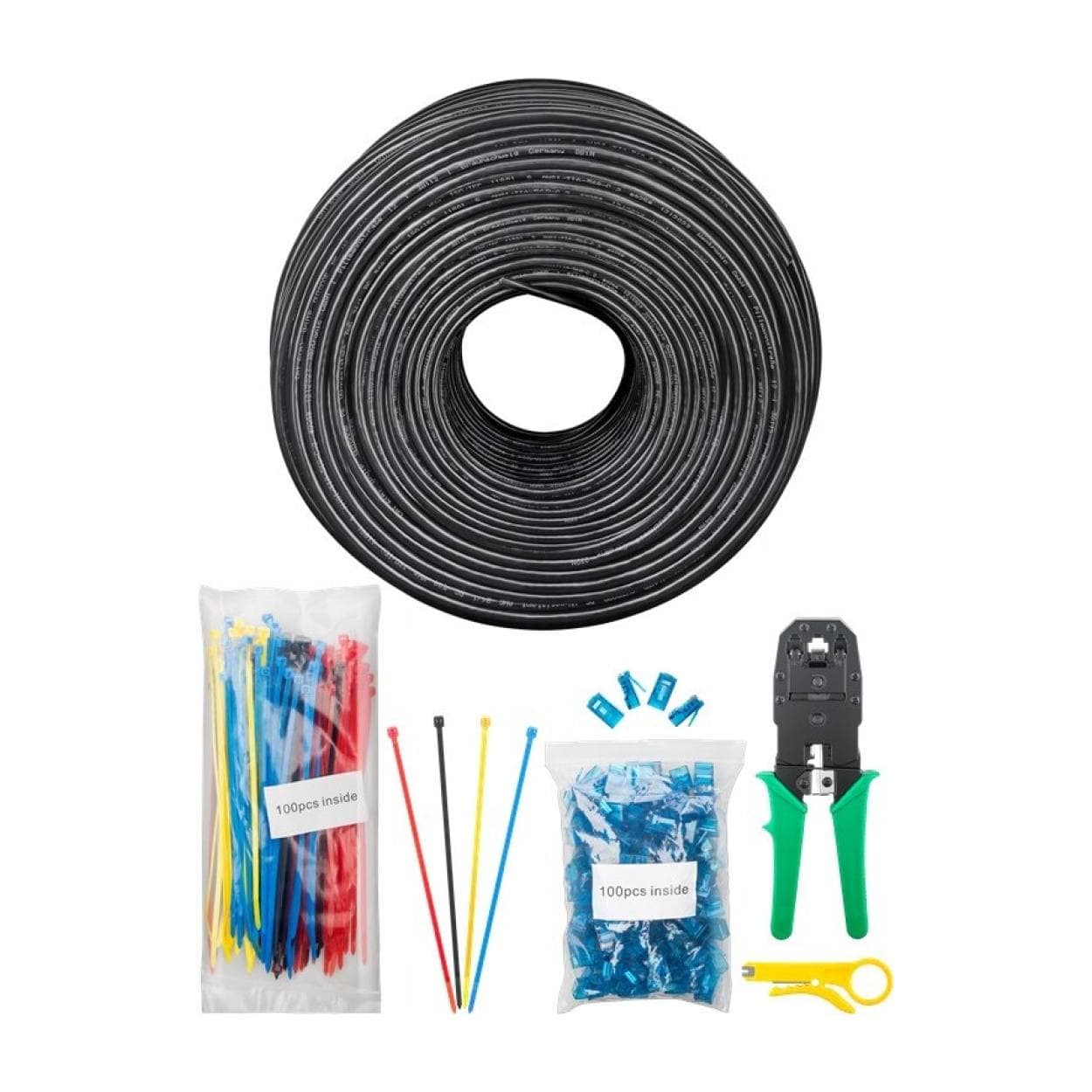 Goobay 305m CAT6 Outdoor CU Solid PE U/UTP Network Cable Set 55441 - Image 2