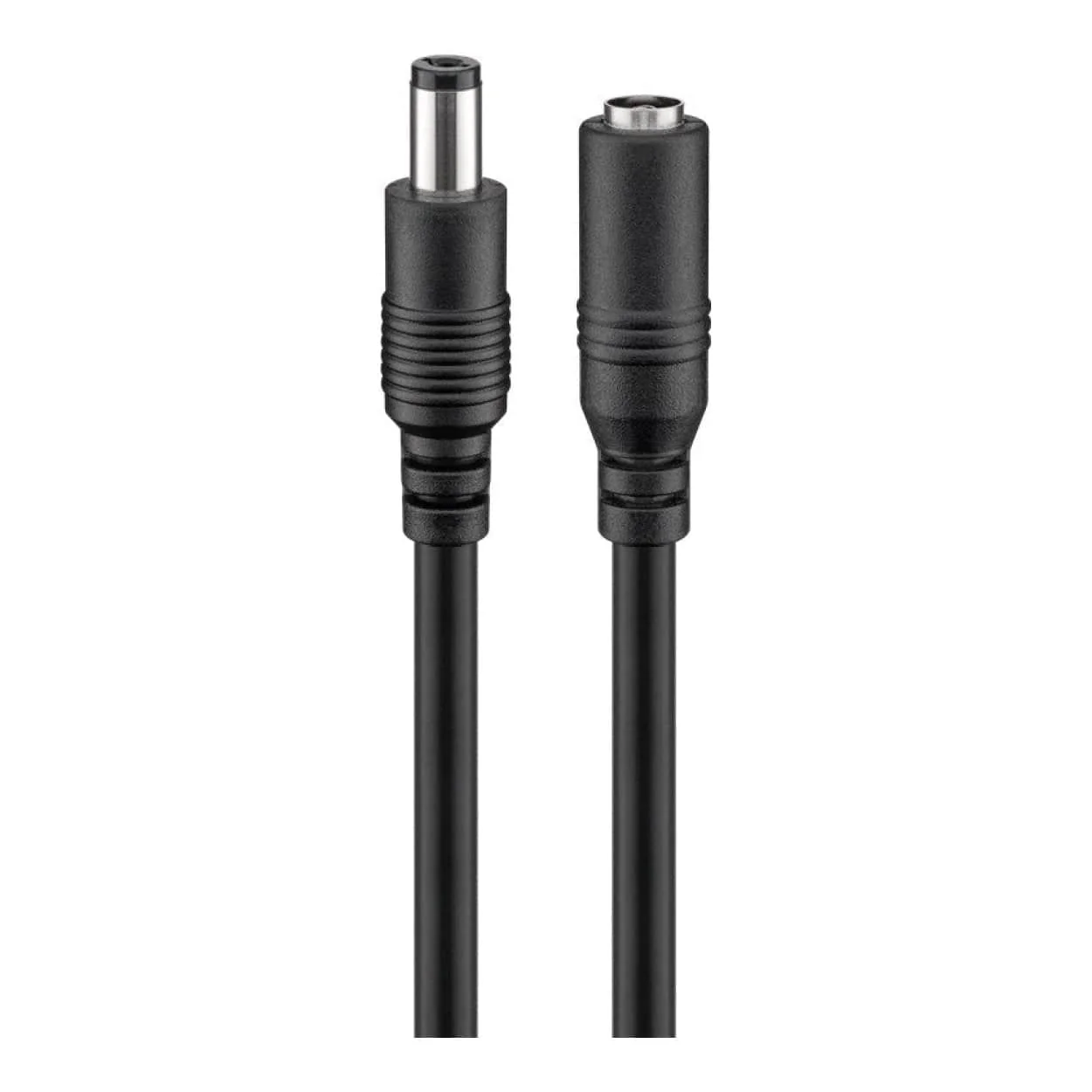 Goobay 5.5x2.5mm DC Extension Cable Black 71402 - Image 2