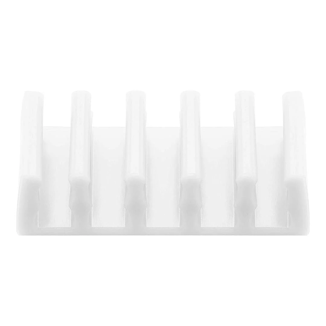 Goobay 70431 5-slot Cable Management Set White 2-pack