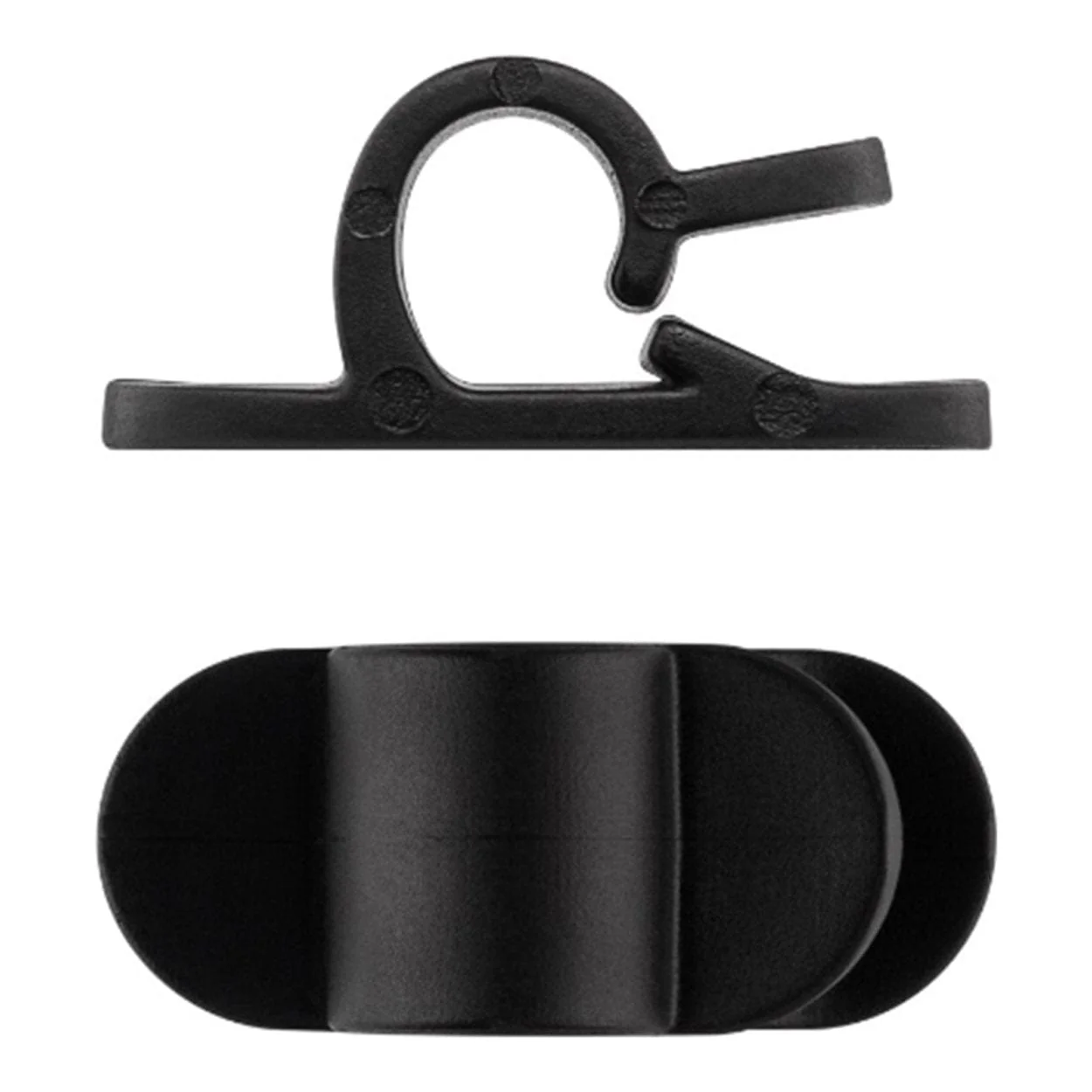 Goobay 70684 Cable Management Clip Set Black 6-pack - Image 3