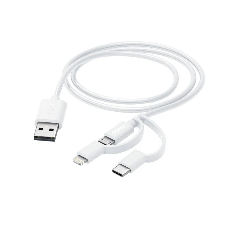 Hama 3-in-1 to Type-A Charging Cable 1m 00201535 - Image 2