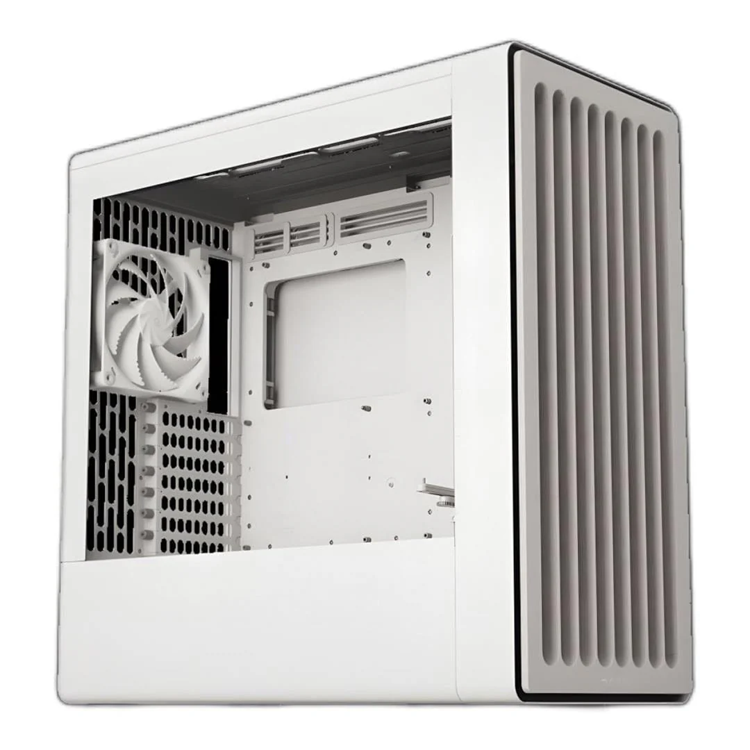 HAVN BF 360 Flow Tempered Glass E-ATX Mid Tower Gaming PC Case White HVN-CA-BF360-03