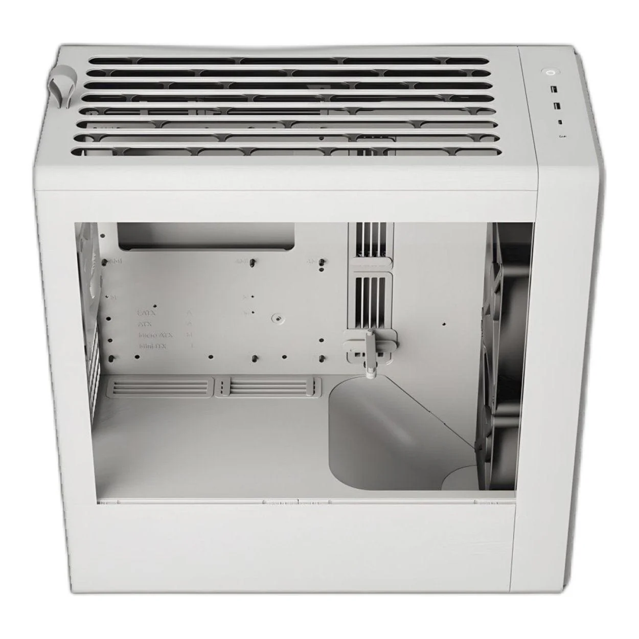 HAVN BF 360 Tempered Glass E-ATX Mid Tower Gaming PC Case White - Image 4