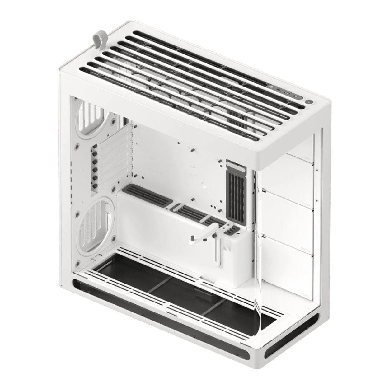 HAVN HS 420 Base Edition E-ATX Mid-Tower PC Case with Adjustable GPU Bracket White HVN-CA-HS420-07 - Image 4