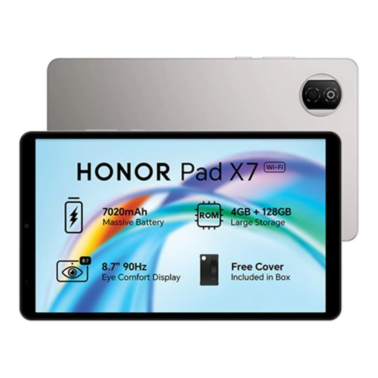 HONOR Pad X7 8.7-inch Tablet - Qualcomm 680 128GB ROM 4GB RAM Wi-Fi Android 15 Grey - Image 3