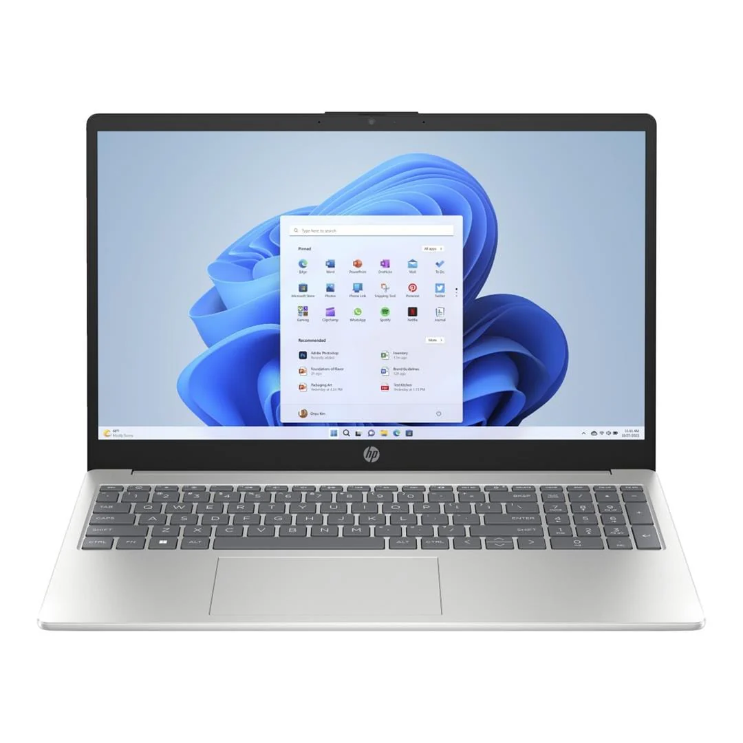 HP 15-fc0002ni 15.6-inch FHD Laptop - AMD Ryzen 5 7520U 512GB SSD 16GB RAM Win 11 Home