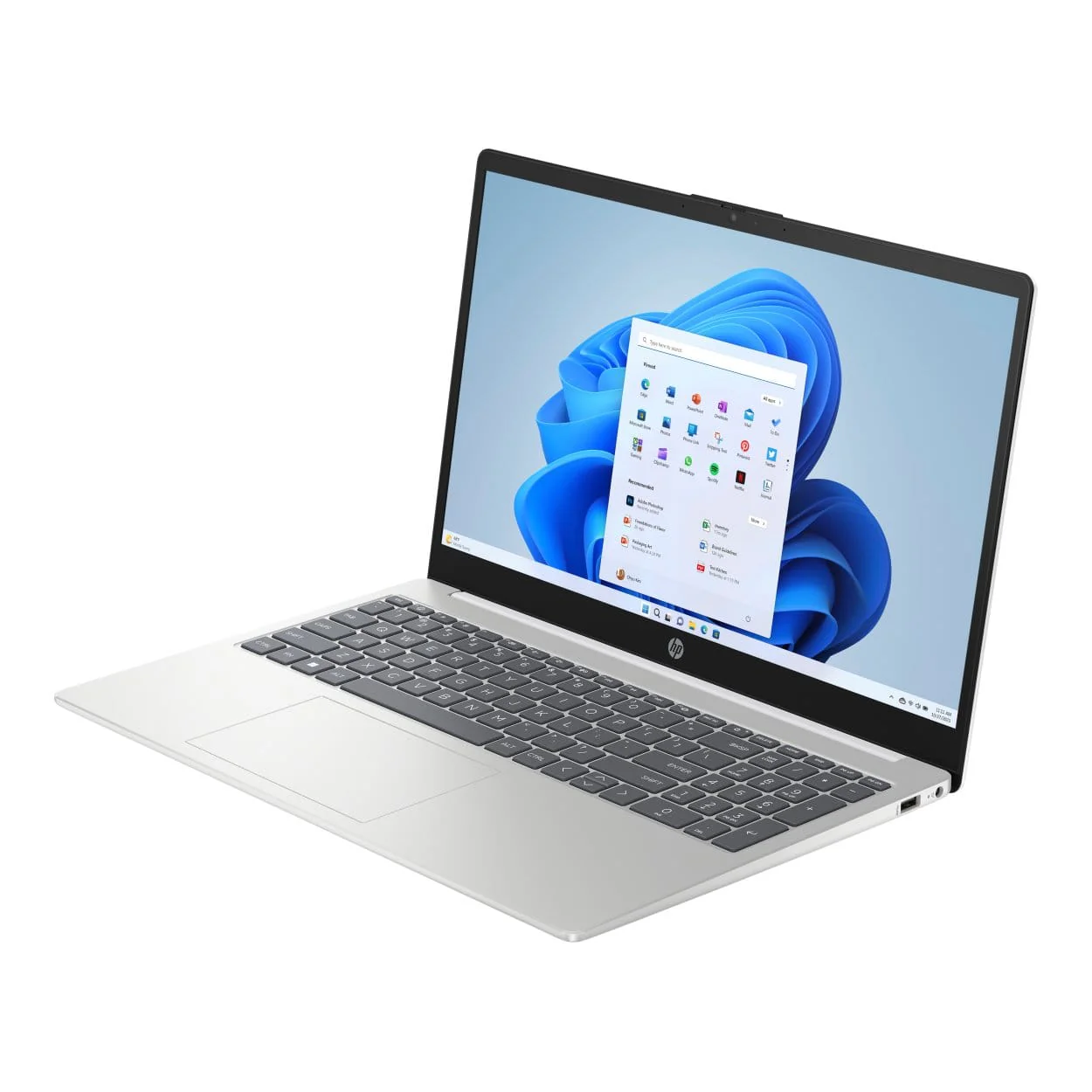 HP 15-fc0052ni 15.6-inch FHD Laptop - AMD Ryzen 5 7520U 512GB SSD 16GB RAM Win 11 Home Diamond White (Open Box) - Image 3